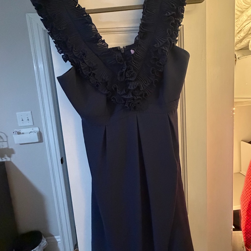 Lilly Pulitzer Navy Ruffle Mini Dress